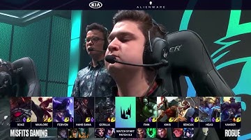 Misfits vs Rogue | Week 5 Day 2 of S9 LEC Spring 2019 | MSF vs RGE W5D2 (Highlights)