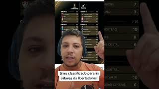 os times classificado para as oitavas da libertadores #futebol