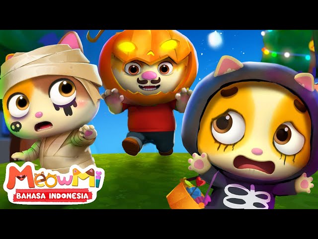 Seseorang Mencuri Permen Mimi | Lagu Halloween Anak | MeowMi Family Show Bahasa Indonesia class=