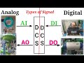 Types of signals used in instrumentation