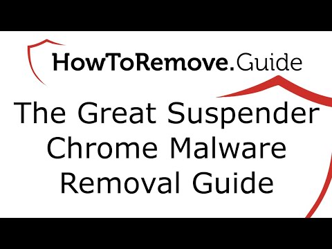 The Great Suspender Chrome Malware Removal