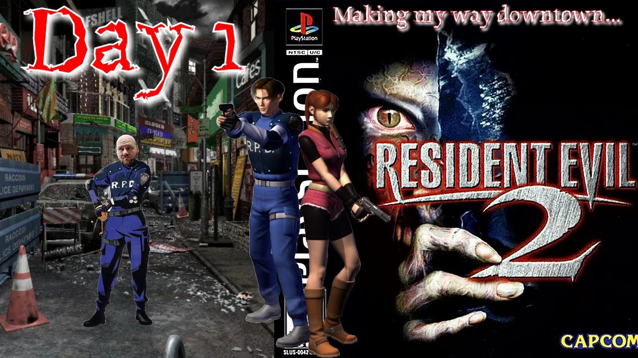 Resident Evil 2 first playthru Day 1!
