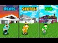 DENIS vs SKETCH vs SUB - REAL LIFE HOUSE in Minecraft! (The Pals)