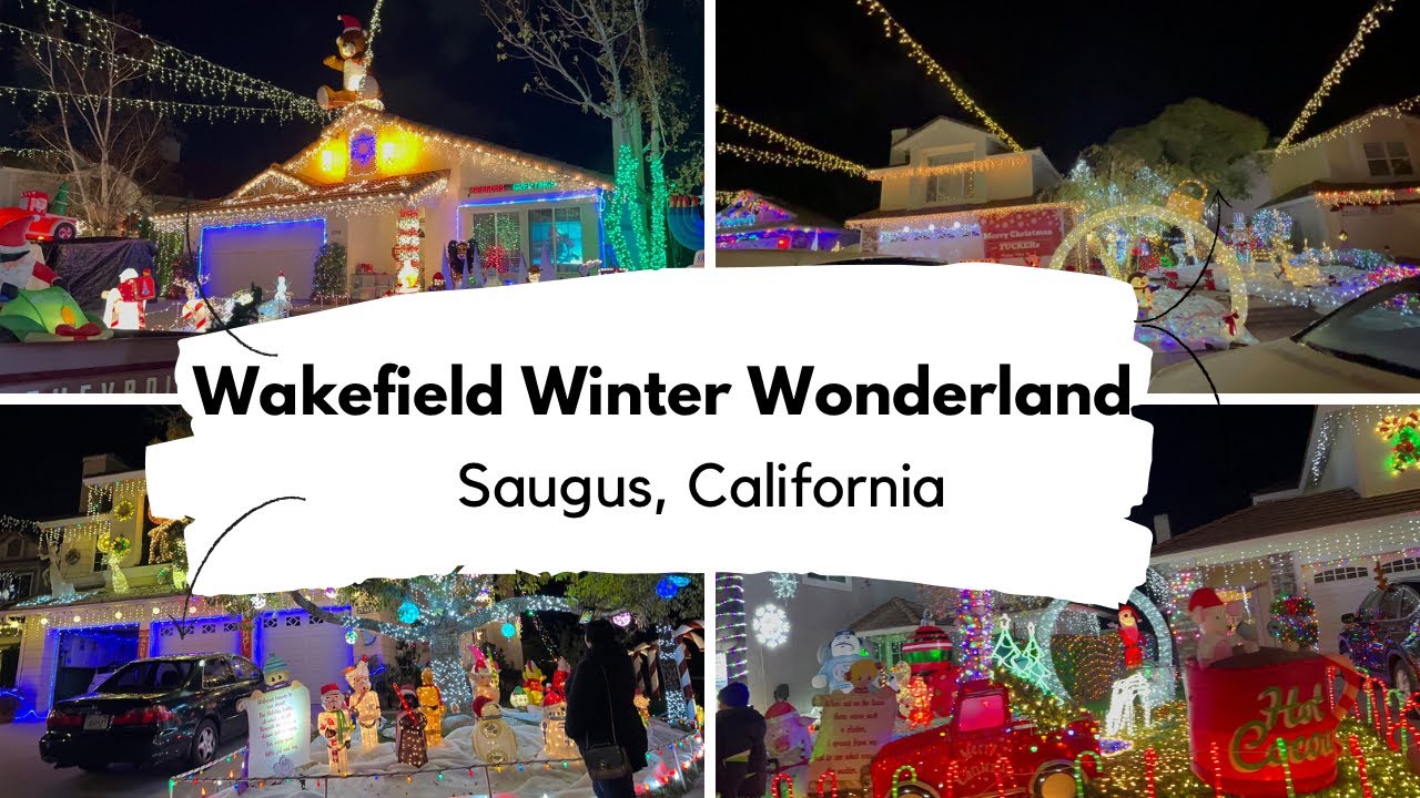 Amazing Christmas Light Displays at Wakefield Winter Wonderland