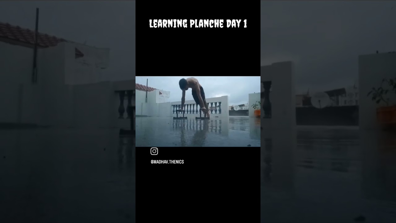 Day 1 of learning Planche #motivation