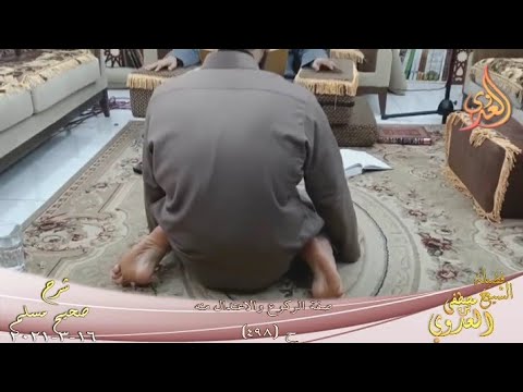 تمثيل صفة الإقعاء و افتراش السبع المنهي عنهما في الصلاة الشيخ مصطفى العدوي