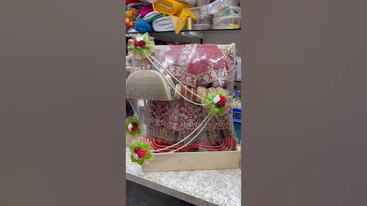 Bridal lehenga packing #youtube #ytshorts #shorts #wedding #trending #viral