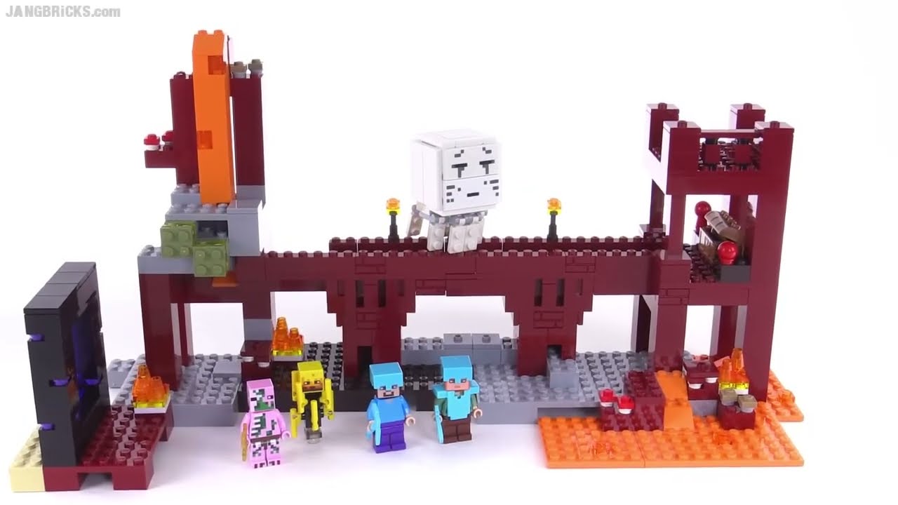 ? LEGO Minecraft 2015 The Nether Fortress review! 21122 re upload 