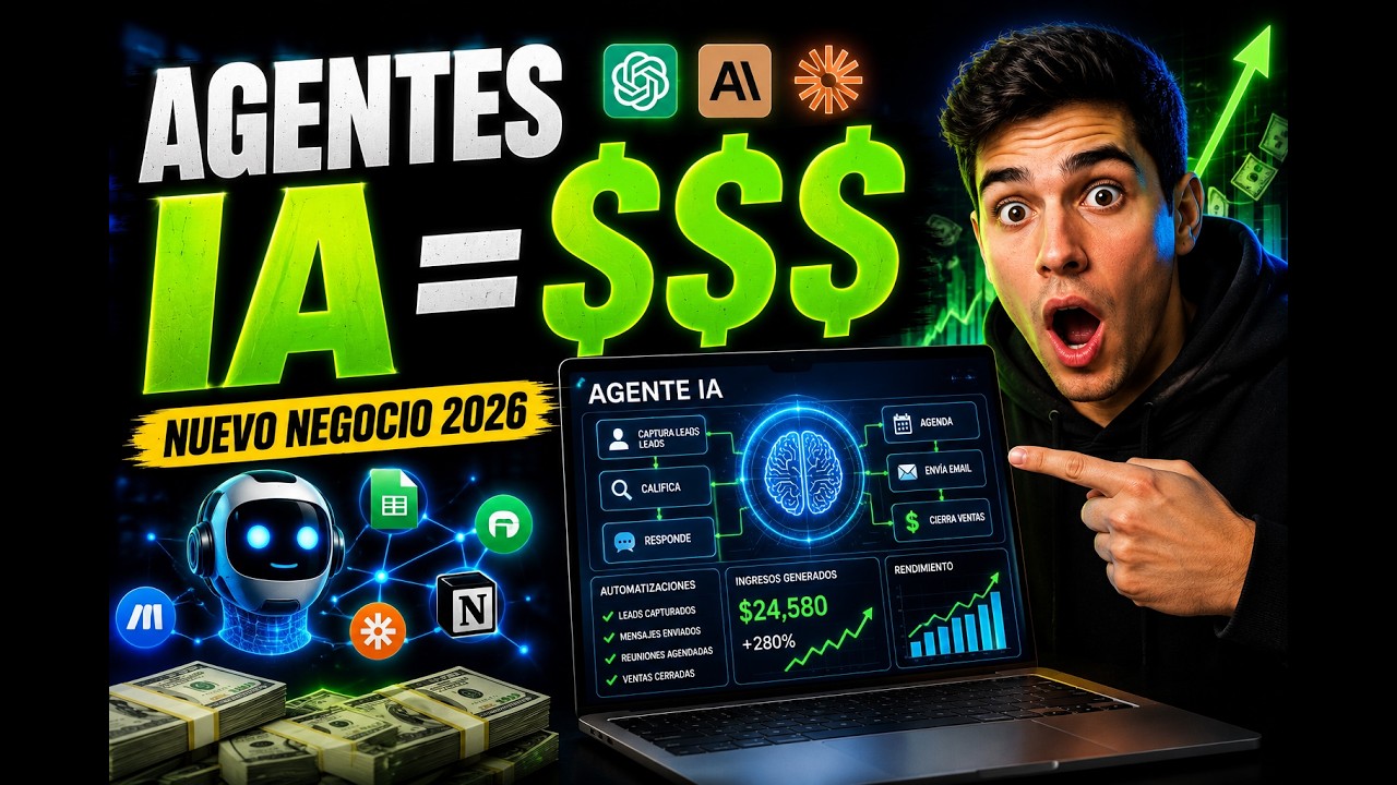 CREA TU PRIMER AGENTE DE IA EN 6 MINUTOS 2026 - YouTube