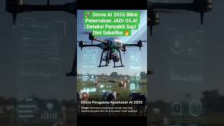🚀 Drone AI 2055 Bikin Peternakan JADI GILA! Deteksi Penyakit Sapi Dini Seketika 🔥