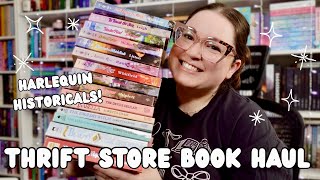 Thrift Store Book Haul 📚 harlequin historical romances and more!