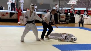 Vahagn Hakobyan`s perfect knockout among juniors in Kyokushin karate / Нокаут Ваaгн Акопян в Испании