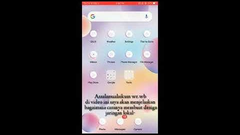Design Jaringan Lokal (LAN) Menggunakan Cisco Packet Tracer Mobile