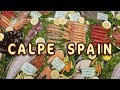 Испания, г. Кальп, рыбный рынок, рестораны у пляжа. Seafood Restaurants in Calpe, Spain