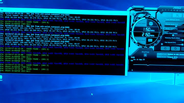 SAPPHIRE RX580 GPU MINING RIG GIVING 181.1MHS IN ETH MINING
