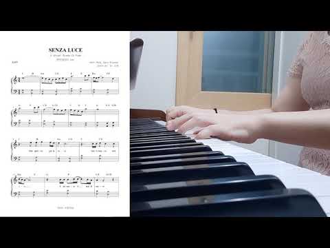 Senza Luce (팬텀싱어3, 쉬운 악보) - 길병민, 존노, 박현수, 김민석