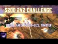 Excal fargo vs bigsize tumstep  200 sponsored 2v2 challenge  cc zero hour