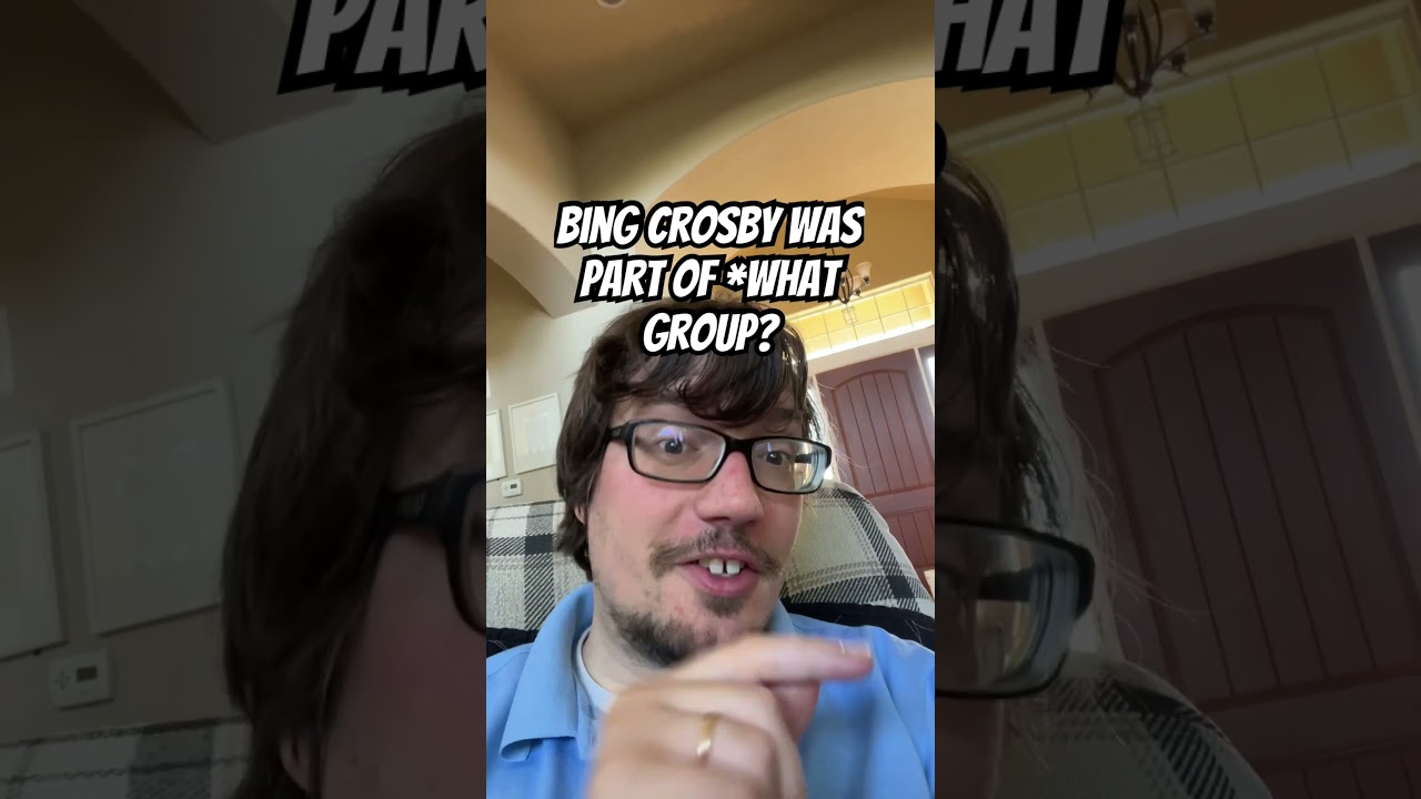 Bing Crosby was part of *what group? 