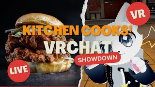 【VRChat】Kitchen Cooksǃというワールドでスタンミさんが訪れたことで大人気になった自閉症の猫がマクドナルドの店員さんを体験してみた！！
