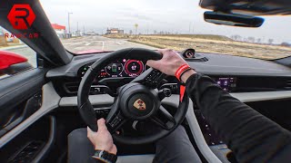 2025 Porsche Taycan 4 408 Hp - Pov Test Drive