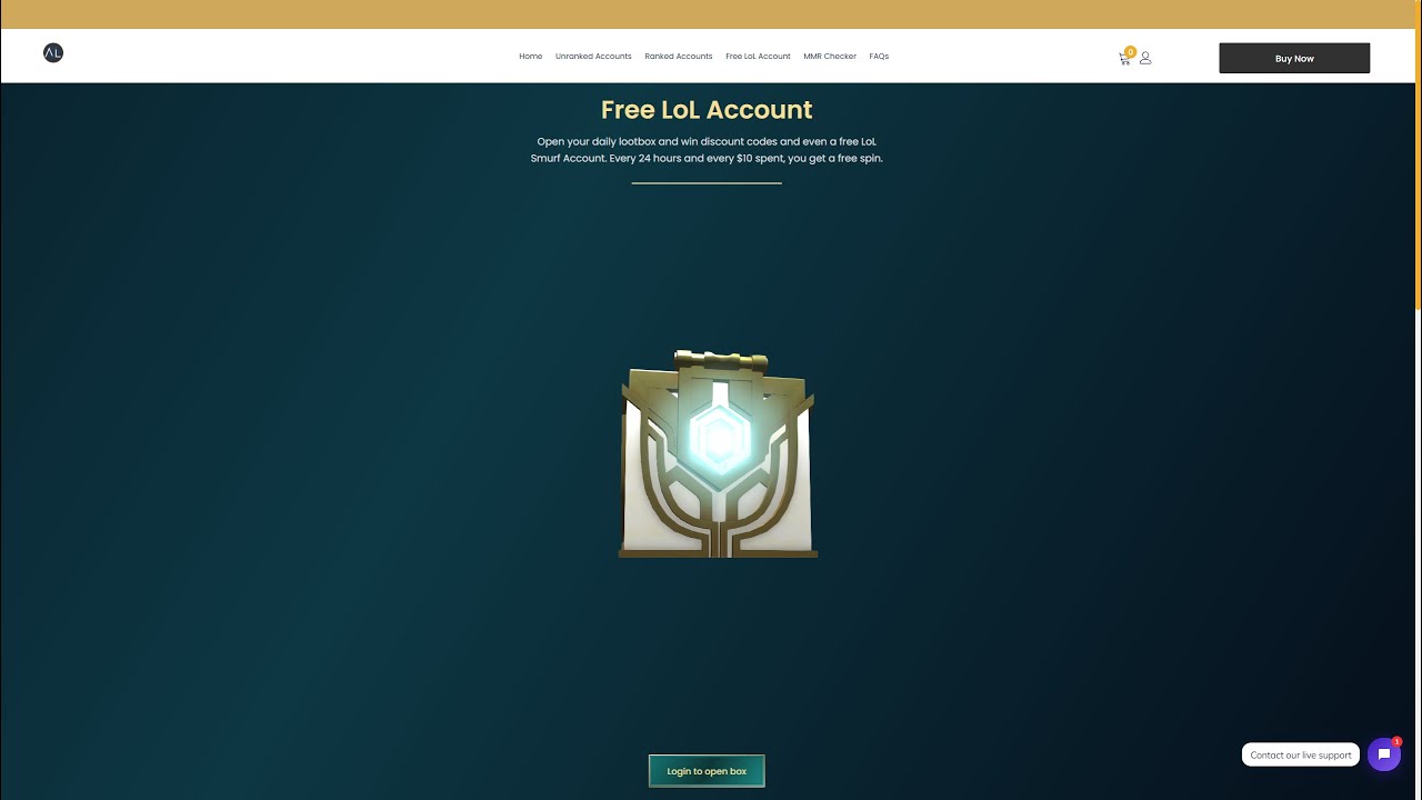 How to get a Free LoL Account in 2022 and improve in League Of Legends with  a Free LoL Account - YouTube