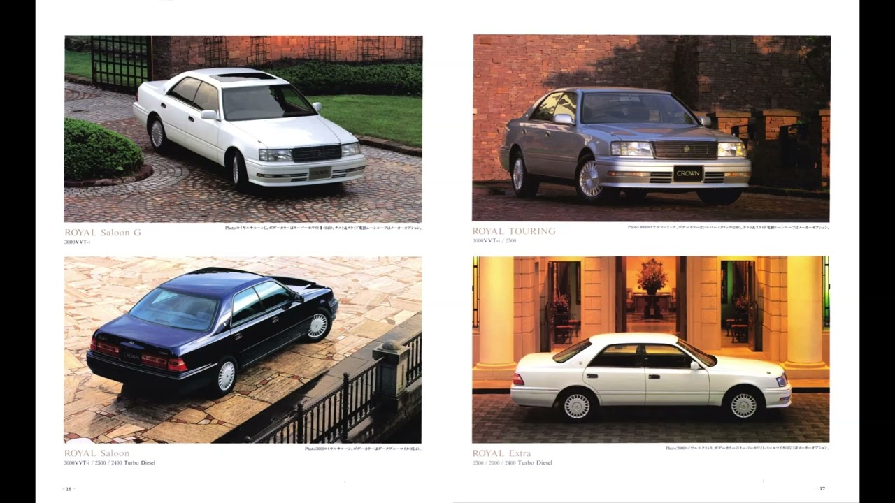 自動車カタログ 95' トヨタクラウン ロイヤル＆マジェスタ（TOYOTA