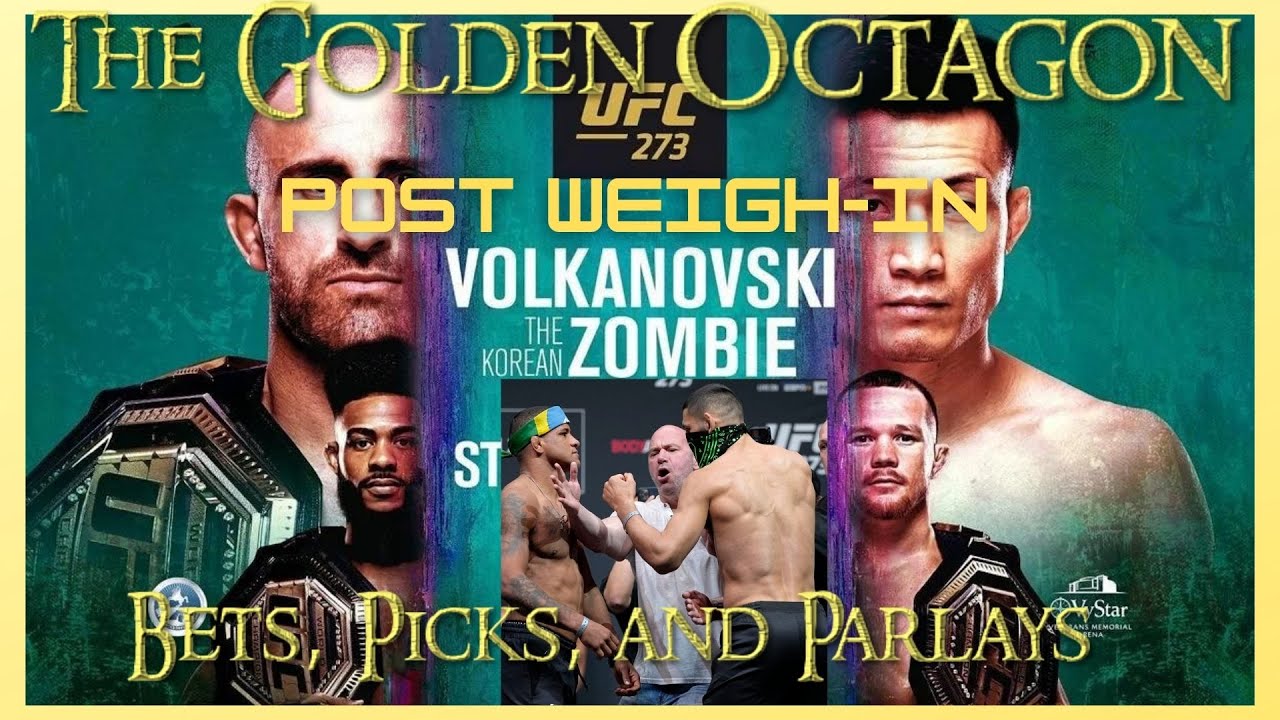 The Golden Octagon Returns to make UFC 273 Picks. UFC 273 Breakdown, Khamzat Chimaev, Best Bets