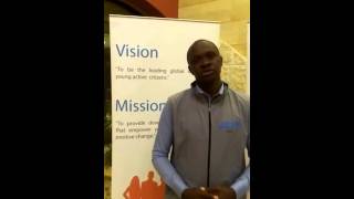 Area Director Mungai addressing JCI DAMASCUS