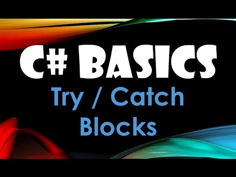 Vidéo: Combien de blocs try catch peut-il y avoir en C# ?