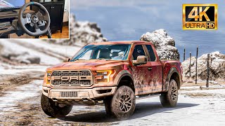 FORD F 150 RAPTOR 2017 MOUNTAIN CLIMBING WITH THE TEAM OFFROAD | FORZA HORIZON 5