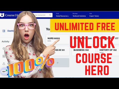 How to UNLOCK Course Hero Answers | 100% WORKING METHOD I How to Unlock