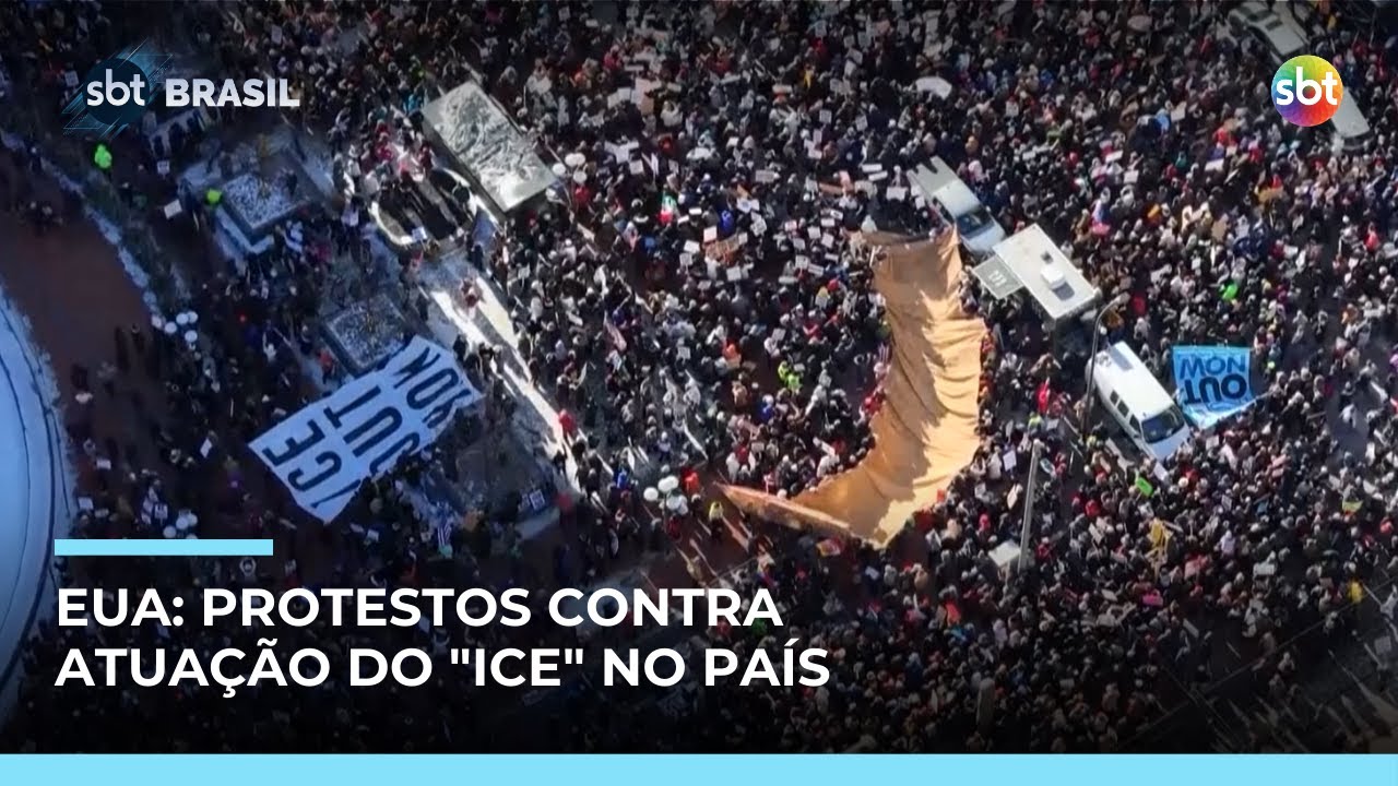 Milhares protestam nos EUA contra atuação de agentes do ICE | 