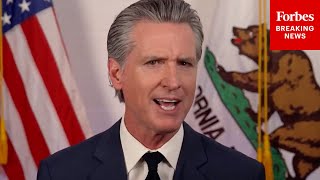 BREAKING NEWS: California Gov. Gavin Newsom Torches Trump In Remarks On Anti-ICE Protests In L.A.