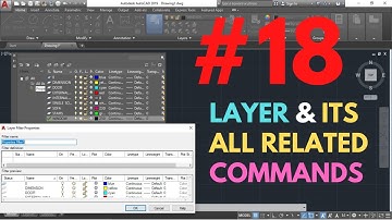 Layer Properties in AutoCAD| Layer Properties in Hindi AutoCAD| AutoCAD2020 Hindi| AutoCAD Class 18