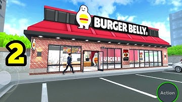 BURGER 🍔 BELLY SIMULATOR. Part 2. New Updates Added. iOS,Android Games.
