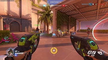 Overwatch CTF: Raptor goes 13 and 1 on Tracer w/ Score Board for kill streak