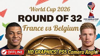 eFootball PES 2026 PPSSPP - France vs Belgium|FIFA World Cup 2026 Ultra Graphics Offline Android/ISO