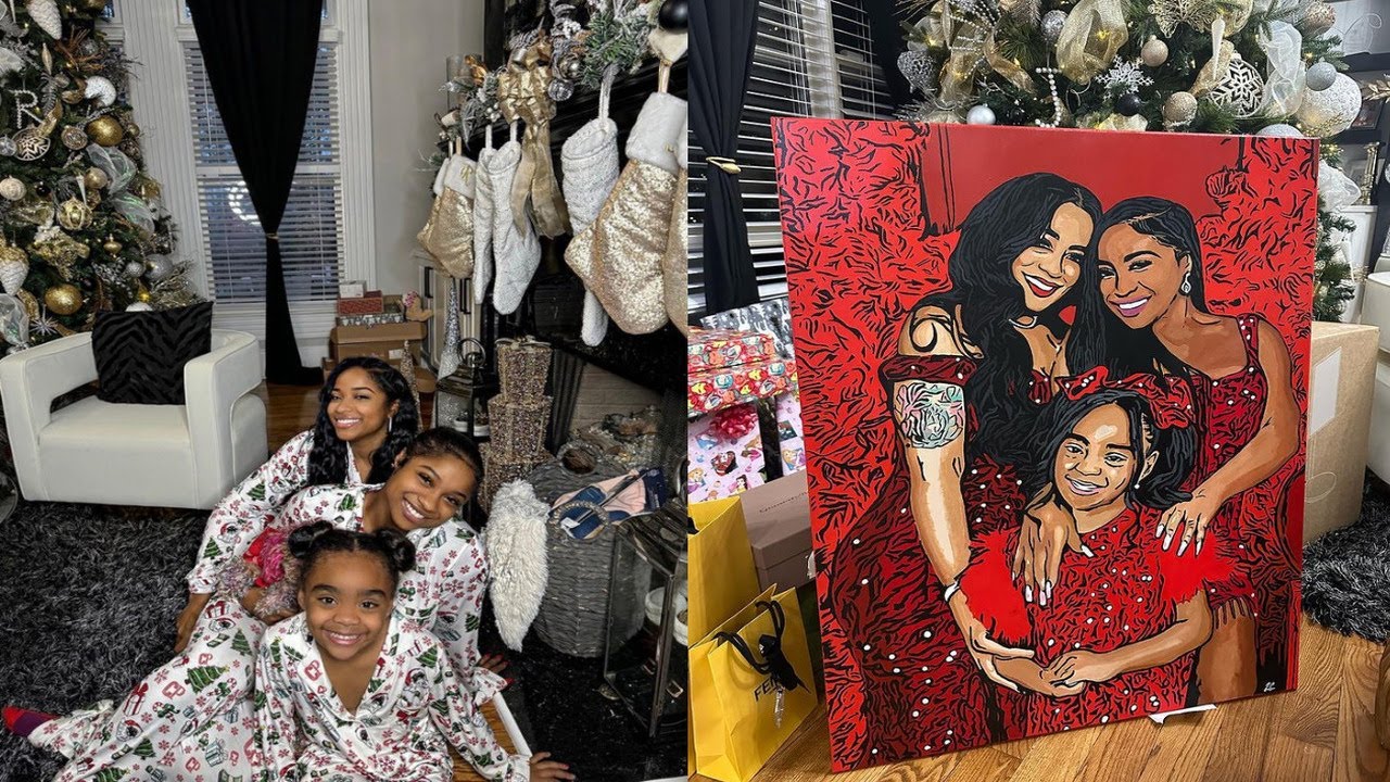 Toya Johnson's daughters Reginae carter and Reign enjoyed wonderful Christmas day together.