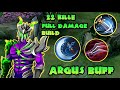 ARGUS NO STOP 22 Killer BEST BUILD 2025 | NEW ARGUS BUFF | MLBB