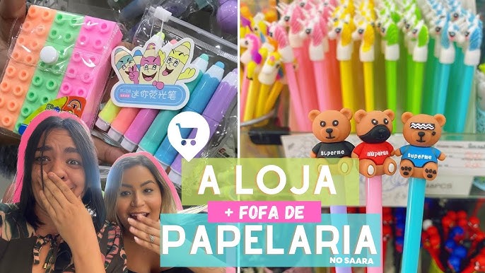 Papelaria fofa no Brás #papelaria #canetinha #bras #brasaqui