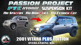 2001 SUZUKI VITARA "PLUS EDITION" OVERLANDER BUILD with the FTC HYBRID SUSPENSION KIT #suzukivitara