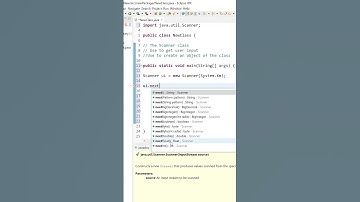 Scanner class in java #shorts_video #shorts #youtubeshorts #java #coding #programming