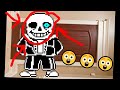 Sans sighting in doors omg