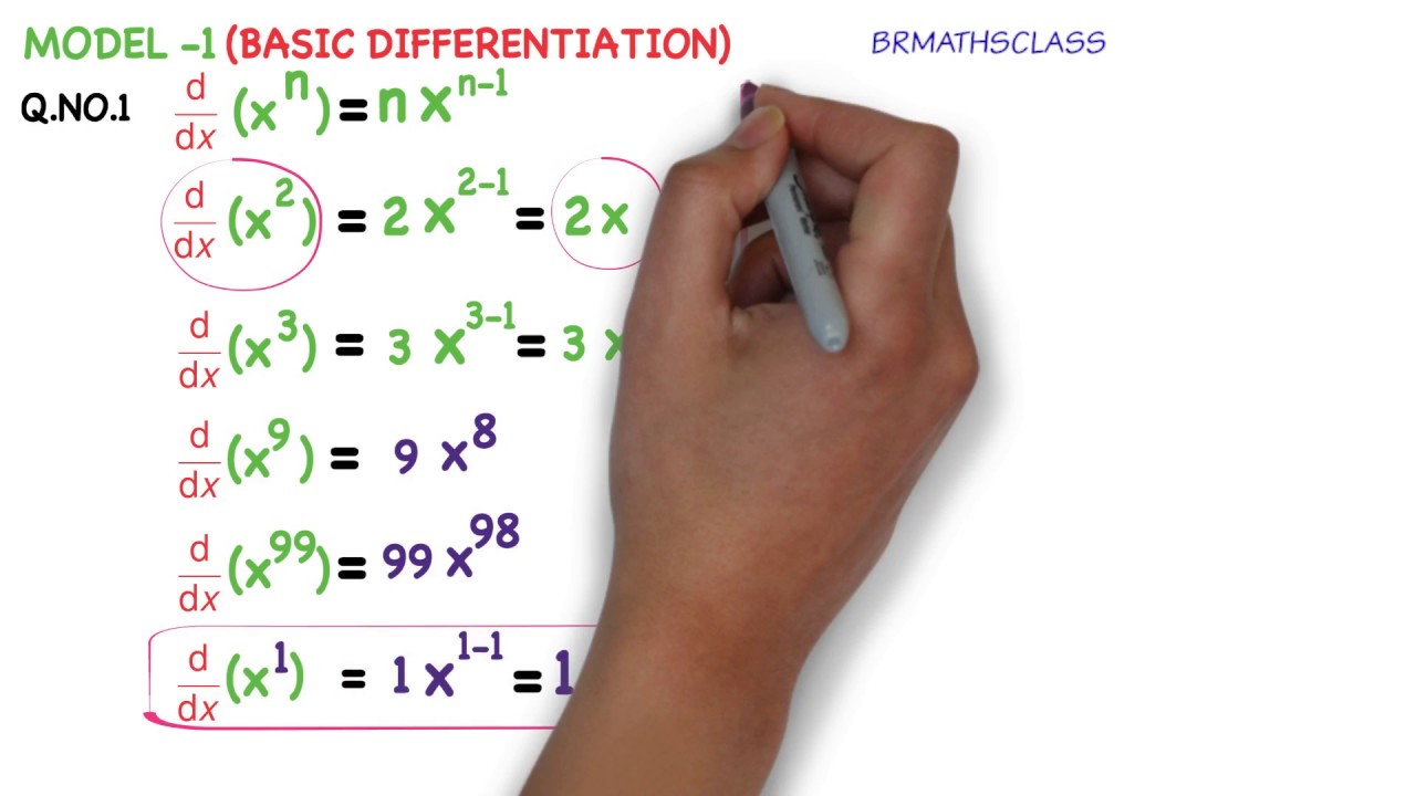 POWER RULE OF DERIVATIVE (DIFFERENTIATION CLASS 12) #18 - YouTube