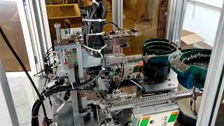 Automatic Bimetal Contact Riveting-Nut-Terminal Screw Drive Assembly Machine For Electrical Switches
