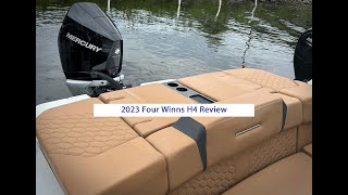 Four Winns H4 2023 Seating Pros And Cons Boat Review And Walk Through By Bridge Marina