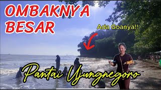 SANGAT RAMAI‼️Suasana Pantai Ujungnegoro di Hari Libur❗