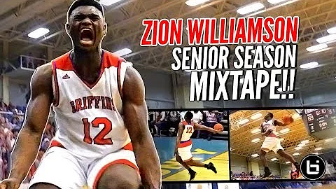 Zion Williamson OFFICIAL Senior Year Mixtape!!! CERTIFIED High School LEGEND!!!