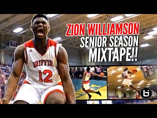Zion Williamson Official Senior Year Mixtape Certified High School Legend Youtube