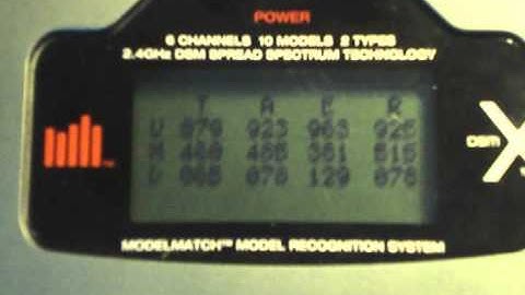 DX6i Stick Calibration Procedure